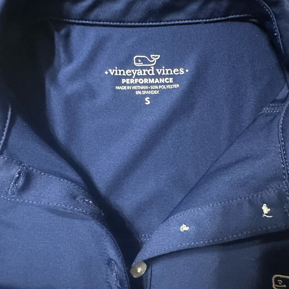 Vineyard Vines Performance Polo in Deep Blue - Picture 2 of 2
